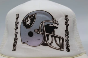 Oakland Raiders Vintage NFL Adjust-A-Size Snapback Cap Hat Helmet Logo - Bild 1 von 7