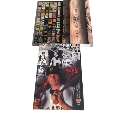 PITTSBURGH PIRATES MLB Media Guides 1998, 1999 and 2007 LOT of 3 - Image 1 of 3