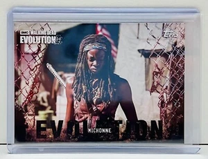 MICHONNE (Danai Gurira) / Walking Dead Evolution #42 Base Black Parallel 38/50 - Picture 1 of 2