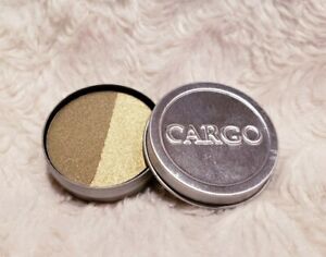 CARGO Cosmetics Eye Shadow Duo powder ED-13 gold brown color 0.123 oz 3.5 g NEW