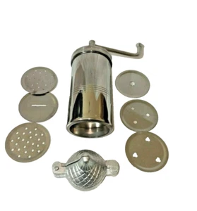 Stainless Steel Sev Chakli Murukku Maker Machine with 6 Jaali Discs & 1 Modak - Picture 1 of 3