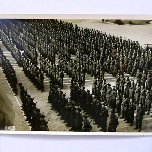 R.S.I. Foto b/n Schieramento di soldati. Periodo Repubblica Sociale Italiana - Picture 1 of 1