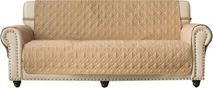 Elegant 78" Waterproof Sofa Cover with Storage Pockets - Ideal for Pets and Kids - Picture 1 of 10