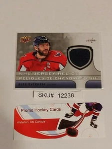 Alex Ovechkin Relics 2018-19 Tim Hortons Upper Deck NHL J-AO SKU#12238 - Imagen 1 de 2