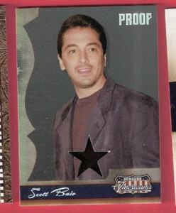 SCOTT BAIO WORN RELIC SWATCH CARD 2007 AMERICANA HAPPY DAYS TV CHACHI  #d14/100 - Picture 1 of 2