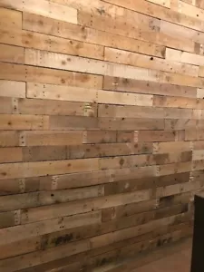 Pallet Wood Boards X 40 Reclaimed Timber - Picture 1 of 11