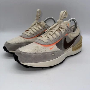 Nike Waffle One Natural/LT Chocolate (DC0481 103) Size 6Y - Picture 1 of 14
