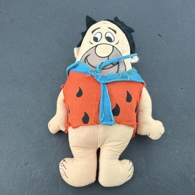Muñeca de peluche vintage Fred Flintstone 1972 Knickerbocker Hanna-Barbera  Foto 1 de 4