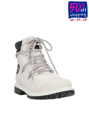 RRP€286 TOMMY HILFIGER X TIMBERLAND Nubuck Leather Hiking Boots US6 UK4 EU37 - Изображение 1 из 4