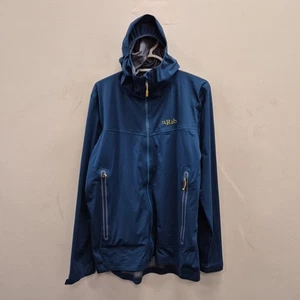 Rab Kinetic Plus Proflex Super Stretchy Rain Lightweight Jacket Size Large Men's - Picture 1 of 9