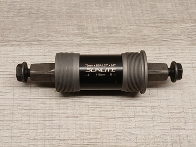 Sunlite Bicycle SL-26 Square Taper JIS Bottom Bracket 73x118mm Sealed Bearings - Image 1 of 4
