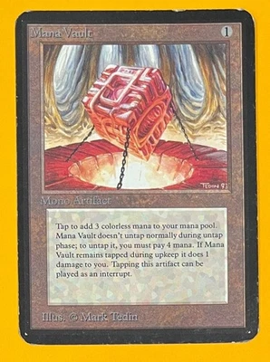 MTG MANA VAULT Alpha (OldManMTG 011-184) - Image 1 of 4