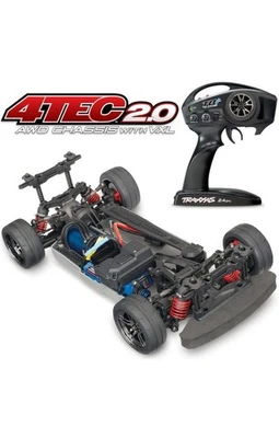 Traxxas 4-Tec 2.0 1/10 AWD VXL Brushless Car w/TQi & TSM. New - Image 1 of 3