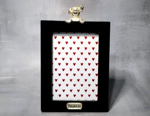 Dog Lover Green Tree Gallery Photo Frame-Black & Pewter-Personalization Offered - Foto 1 di 16