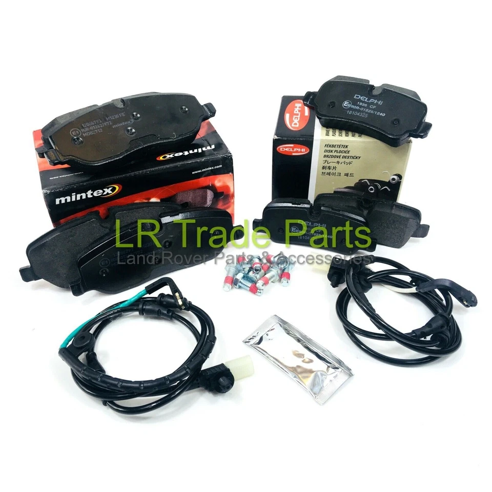 LAND ROVER DISCOVERY 3 PASTILLAS DE FRENO DELANTERAS Y TRASERAS CON SENSORES DE DESGASTE 2.7 TDV6 Foto 1 de 1