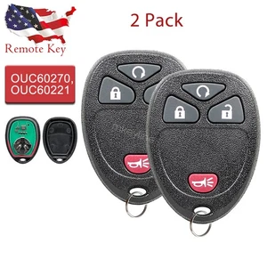 2 For 2007 2008 2009 2010 2011 2012 2013 GMC Sierra 1500 Keyless Remote Key Fob - Picture 1 of 6