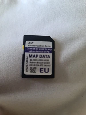 Suzuki Map Data  16GB MAP DATA For Navigation System 2019-2020 EU Road Data Map - Image 1 of 2
