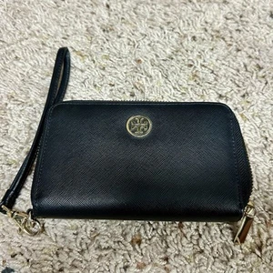 Auténtica billetera negra Tory Burch - Imagen 1 de 8