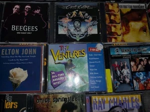 8 CD ROCK Lot (Great Bands/Great Titles) Bee Gees Steve Miller Van Morrison - Imagen 1 de 3