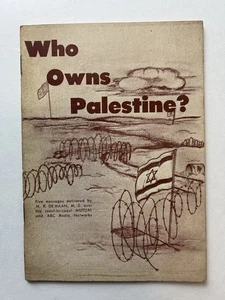 💥Who Owns Palestine Five Messages Delivered By M.R. De Haan Over Coast-to-Coast - Picture 1 of 4
