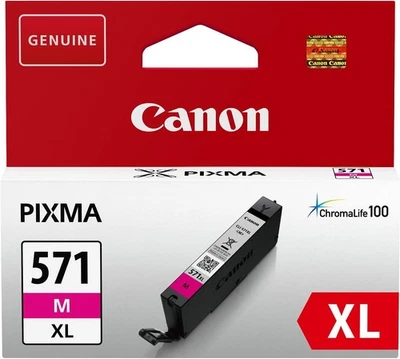 Canon CLI-571XL M Magenta Ink Cartridge PIXMA MG6850 (0333C001) - Image 1 of 4