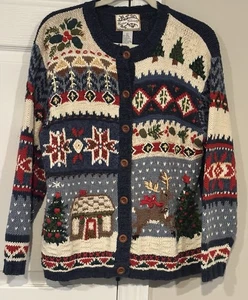 Vintage Heirloom Collectibles Weihnachtspullover Damengröße Large - Bild 1 von 7