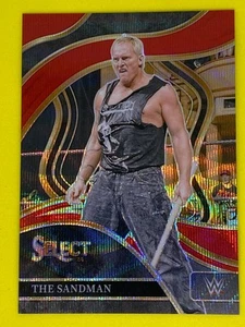 The Sandman WWE Select 2024 numerato parallelo /99 rosso Ringside Wrestling Card - Foto 1 di 2