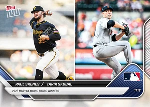 Paul Skenes / Tarik Skubal - 2025 MLB Topps NOW® - Card OS-6 Presale - Picture 1 of 2