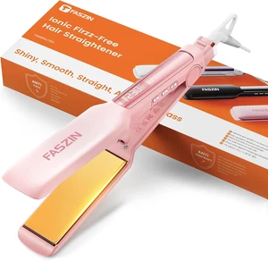 Faszin Professional Hair Straighteners, 42Mm Wide Plate Titanium Negative Ion Fl - Picture 1 of 12