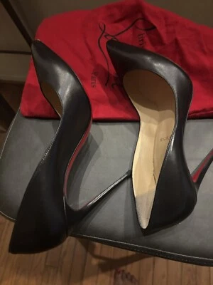 Zapatos de salón Christian Louboutin So Kate 120 tacón puntero negro talla US 9.5 EU 39.5 Foto 1 de 4