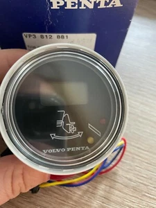 Volvo Penta VP3 812 881 TRIM INSTRUMENT OUTBOARD ANAL. BLACK - Zdjęcie 1 z 3