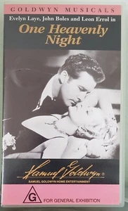 Evelyn Laye, John Boles One Heavenly Night - one owner PAL VHS checked & tested - Picture 1 of 3