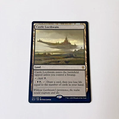 MTG Castle Locthwain - LP - Throne of Eldraine - Magic Card - Image 1 of 4