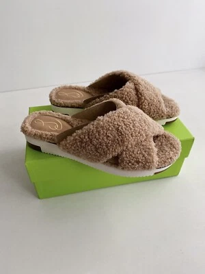 ✨Nuevas sandalias SAM EDELMAN Alice de piel sintética camel para mujer talla 8,5 M $120 nuevas en caja Foto 1 de 4