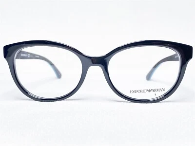 NUEVO Monturas de gafas Emporio Armani EA3104 5017 para mujer negras y verdes 52/17 ~ 140 Foto 1 de 4