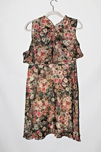 Brooks Brothers Silk Set Blouse Skirt Rose Floral Pattern size 4/6 - Picture 1 of 13