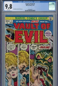 Vault of Evil #7 (1973) Marvel CGC 9.8 White Rich Buckler - Foto 1 di 3