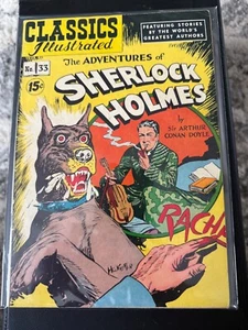 Classics Illustrated #33 The Adventures of Sherlock Holmes 15 Cent - Bild 1 von 14