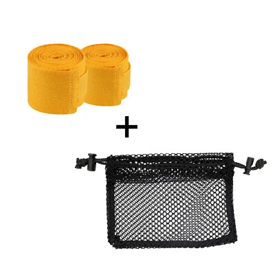 Boxing Hand Wraps 110" 180" Elastic Cotton Wrist Bandage Boxing MMA w Mesh Bag - Image 1 of 2