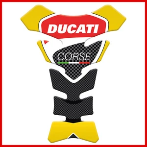 paraserbatoio DUCATI monster 696 796 1100 CORSE carbon tank pad omaggio - Foto 1 di 1