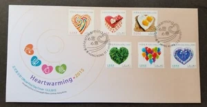 [SJ] Hong Kong Heartwarming 2015 Balloon Flower Candy Cake Food Egg (FDC) - Picture 1 of 5