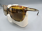 COACH Sunglasses Womens 57 17 135 HC 8132 Confetti Light Brown Shades Trash Lens