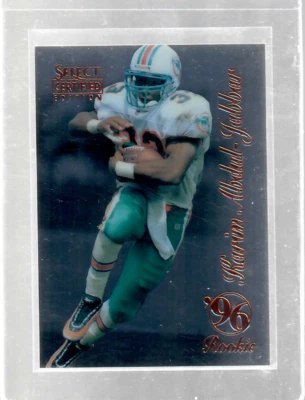 1996 SELECT CERTIFIED EDITION ROOKIE # 90 KARIM ABDUL-JABBAR NICE CARD - Image 1 of 2