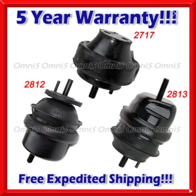 K275 Fit 1989-1995 Mercury Sable 3.8L Engine Motor & Transmission Mount Set 3PC - Image 1 of 4