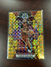 2022-23 Panini Mosaic Reactive Yellow Prizm #124 Darius Garland Mint Condition!!
