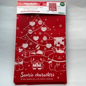 Sanrio Figuren Stoff Weihnachten Geschenktüte Kordelzug Kuromi Cinnamoroll JAPAN - Bild 1 von 4