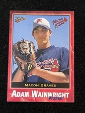 2001 Multi-Ad Macon Braves #1 Adam Wainwright Minor League Rookie Card