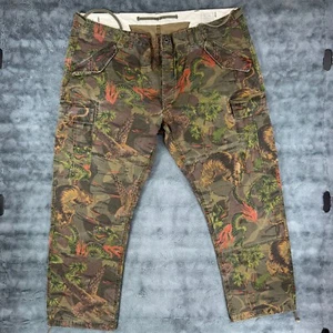 Polo Ralph Lauren Pants Camo Military Tiger Dragon Eagle Cargo 46B 46x34 - Picture 1 of 9