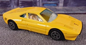 1:43 vintage 1980's Bburago Burago Ferrari GTO yellow near mint made in Italy - Picture 1 of 6