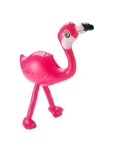Smiffys Inflatable Flamingo 55cm – Fancy Dress Prop & Party Accessory - Picture 1 of 1